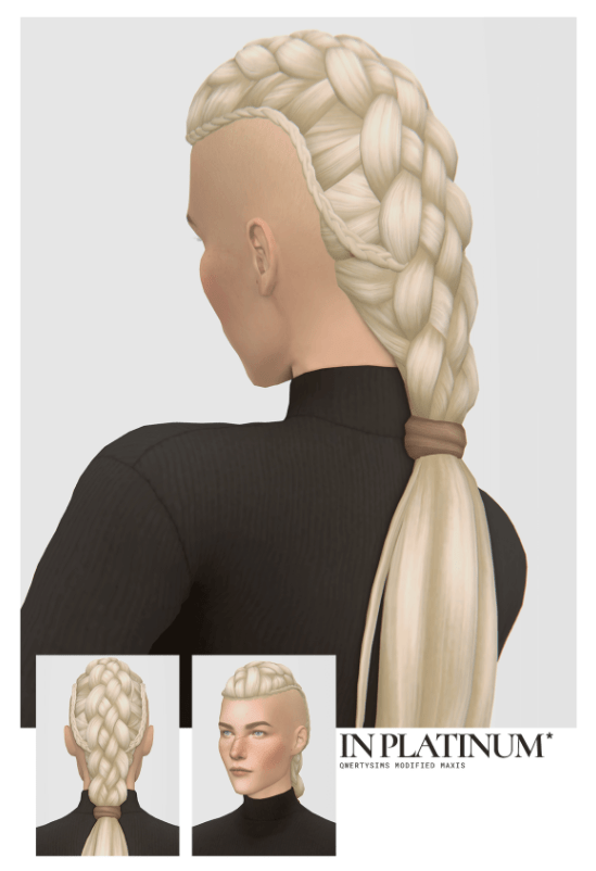 Viking braids hairstyle