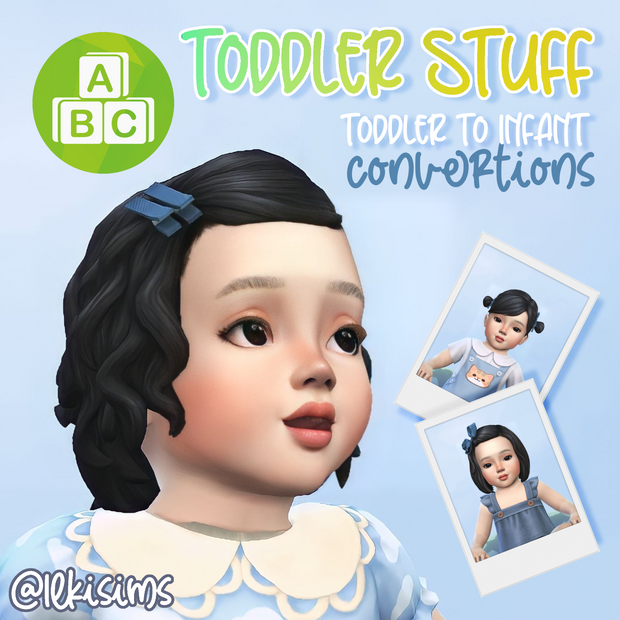 Toddler Stuff Stuffpack Hair Convertions for Infants