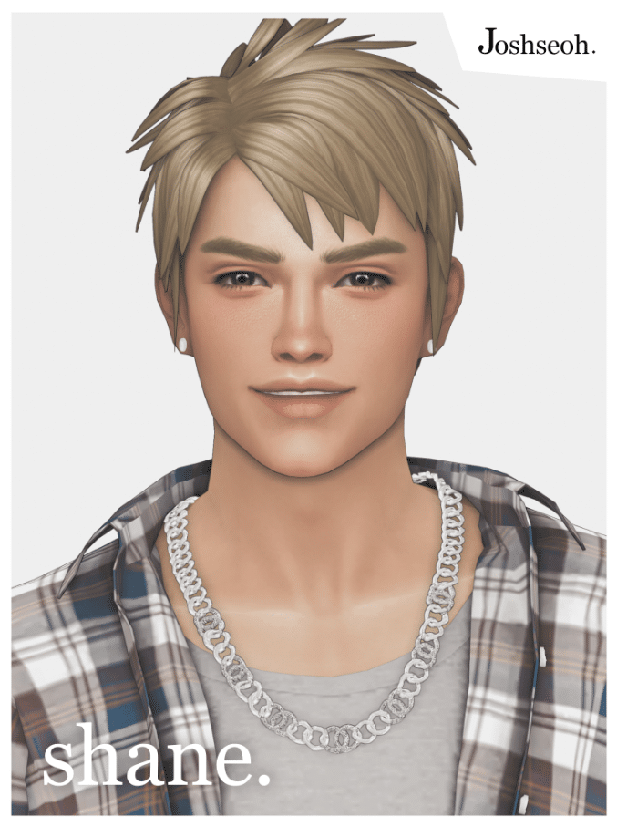 Short Spiky Messy Hair for Male [MM]