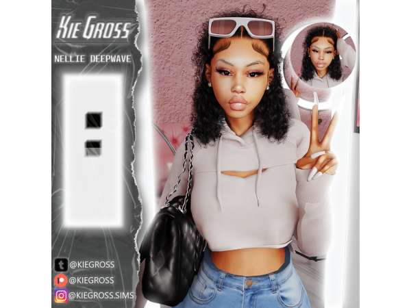 KieGross Nellie's DeepWave Delight (AlphaHair, Female Afro Essentials)