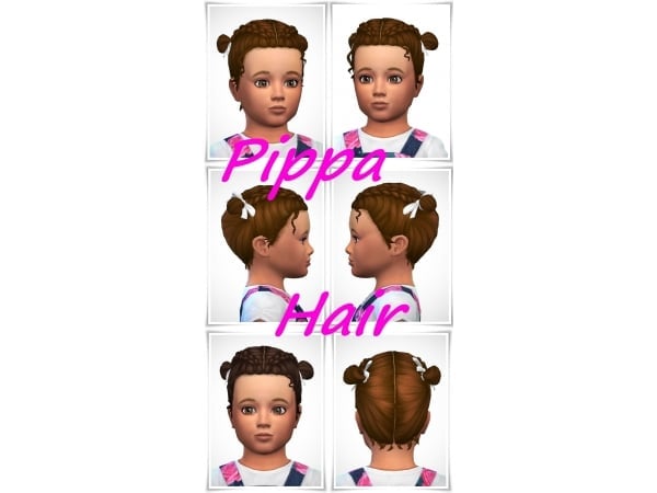 Pippa's Locks: Trendsetting Toddler Alpha Hair (AlphaCC, Female Hair)