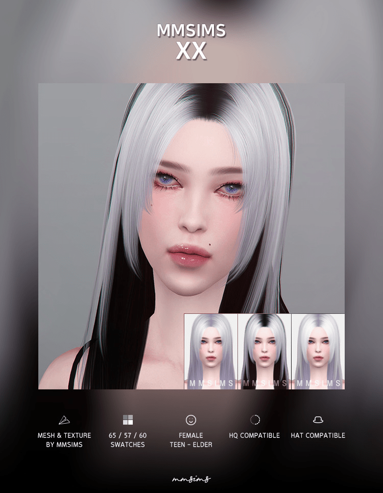 XX hair by MMSims
