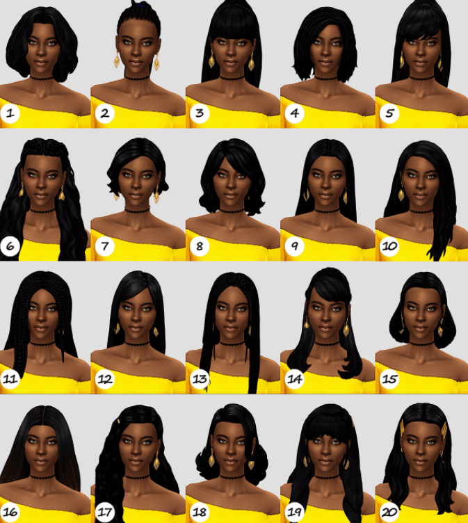 Natural hair recolor dump