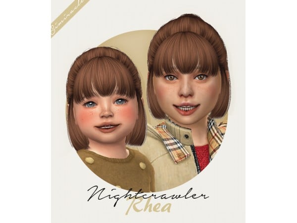 Rhea's Enchantment: Nightcrawler's Alpha Hair for Toddlers (Simiracle's #ToddlerCC Collection)