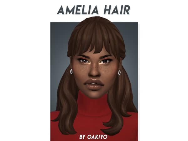 Oakiyo Elegance: Amelia's Luxurious Alpha Long Hair (Female Hair Collection)