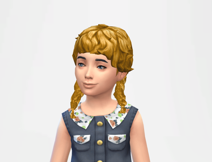 Curly and Girly Pigtails