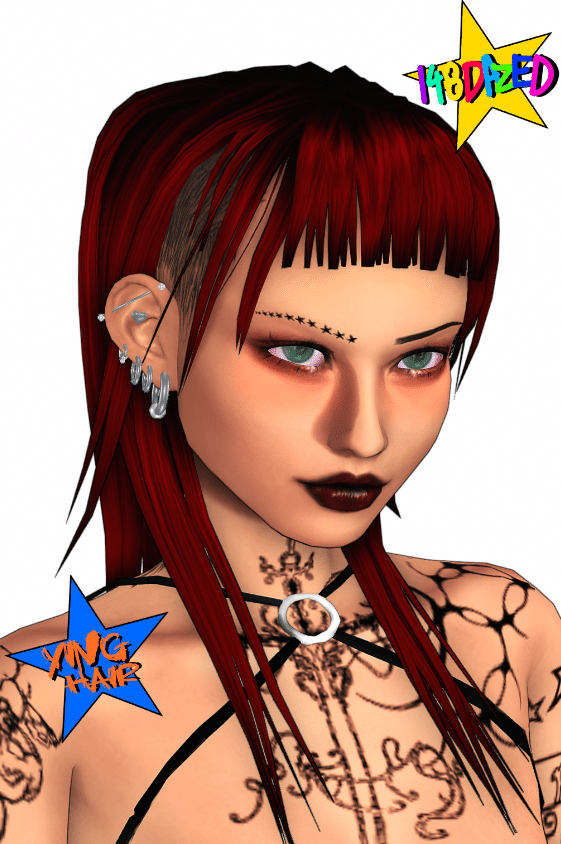 Ying Long Messy Hairstyle with Shaved Sides for Male and Female [MM]