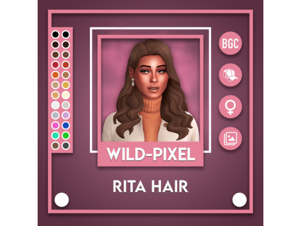 Rita's Ravishing Locks by Wild-Pixel (Alpha Long Hair Collection)