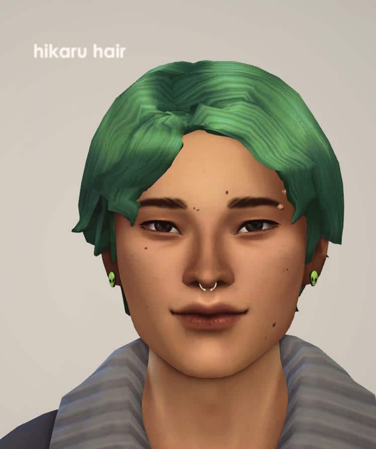 Hikaru-Inspired Hair: EA Swatches, BGC, Teen-Elder, Custom Thumbnail