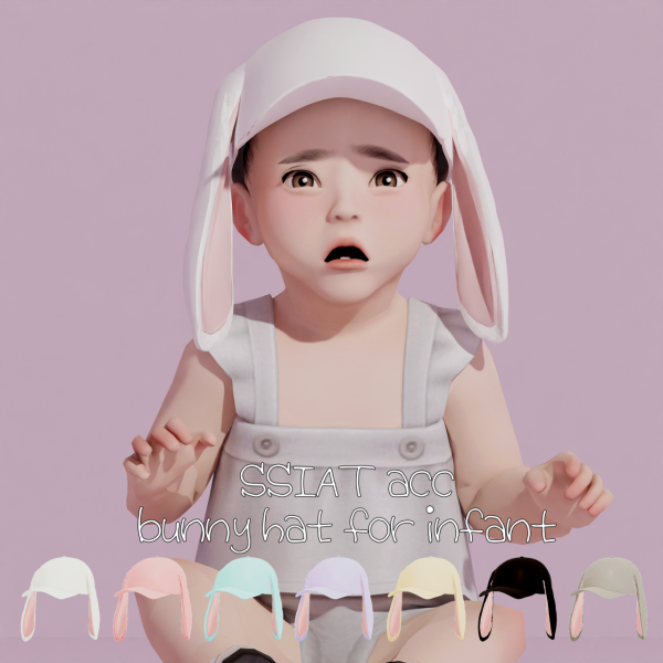 Bunny Bliss: Adorable Infant Hat (Alpha Collection, Hair Accessories)