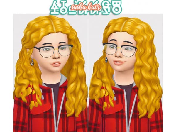 Sasha's Salttry Strands: Alpha-Inspired Hair for Kids (AlphaCC Female Hair)