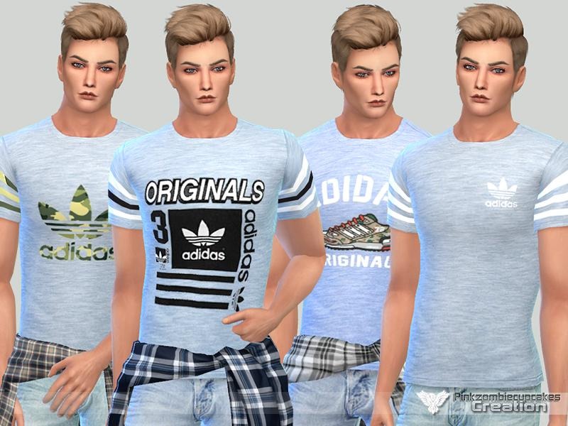 Summer Adidas Male Tees