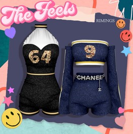 TWICE Music Video Outfit ( Cheerleader Uniform with Chanel Belt) [Alpha]