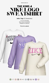 Oversized NIKE Logo Sweatshirt