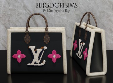 Louis Vuitton Onthego Fur Bag