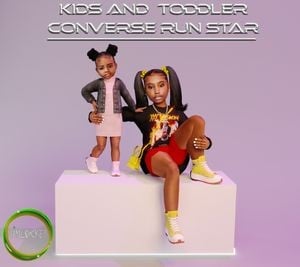 Kids & Toddlers High-top Converse Run Star🌟
