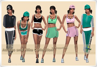 Sims 4 Adidas and Nike Collection by Hoppel785