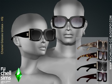 CHANEL GLASSES UNISEX - [GIFT, FREE] | RUCHELLSIMS