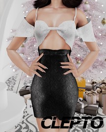 Clepto by Cleo - Mini Lace dress, Balenciaga bootsuit