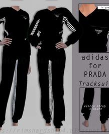 [The Sims 4 clothing] adidas for PRADA female tracksuit