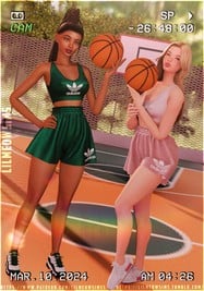 Adidas Sport Outfit Set for Female (Shorts/ Tank Top) [ALPHA]