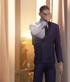 Overlapping Suit Inspired by Gucci Fall 2022 Ready-to-Wear