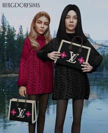 Louis Vuitton Kids Onthego Fur Bag