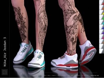AirJordan3Glam - TS4 Nike Sportswear (AlphaCC, Female Shoes, Athletic Sneakers)