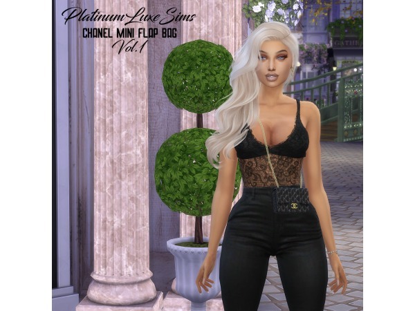 PlatinumLuxeShimmer: Chanel Mini Flap Bag (Elegant Adult Accessory by PlatinumLuxeSims)