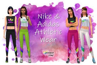 Nike & Adidas Crop Top & Leggings » strenee sims