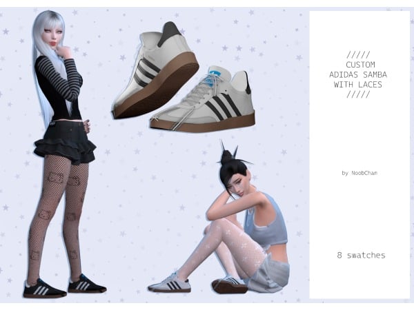 SambaStyleMax14 - Custom Adidas Samba (Sportswear, Alphacc, Female Shoes with Laces)
