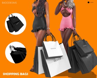 Gucci Shopping Bags - BADDIESIMS