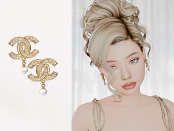 Chanel Pearl Earrings |PastelSims4| Earrings - SIMS 4 DOWNLOAD |