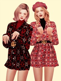 Gucci shirt dress