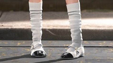 CHANEL Low Heel Mary Jeans