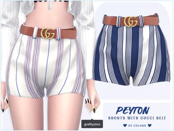 Peyton Shorts with Gucci Belt