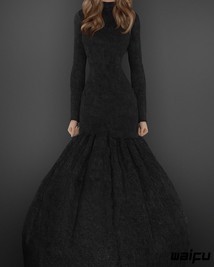 BALENCIAGA DRAMA CRUSHED DRESS