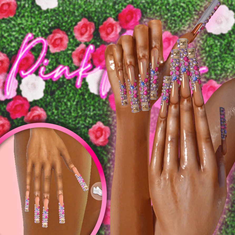 Chanel bling set by pink pusay