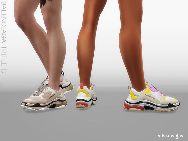 Balenciaga Triple S Alphacc (Elegant Female Shoes, Accessories, Jewelry & Watches Collection)