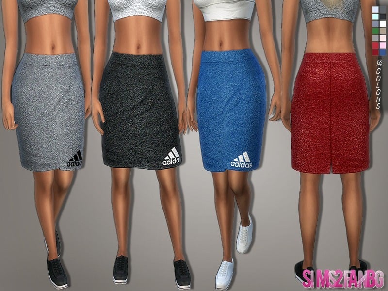 Adidas Sports Skirt by Sims2fanbg