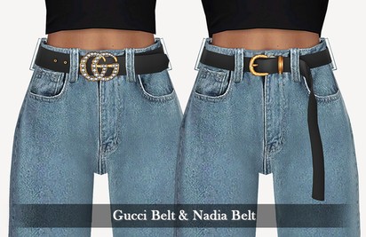 Gucci Belt & Nadia Belt { exclusives }