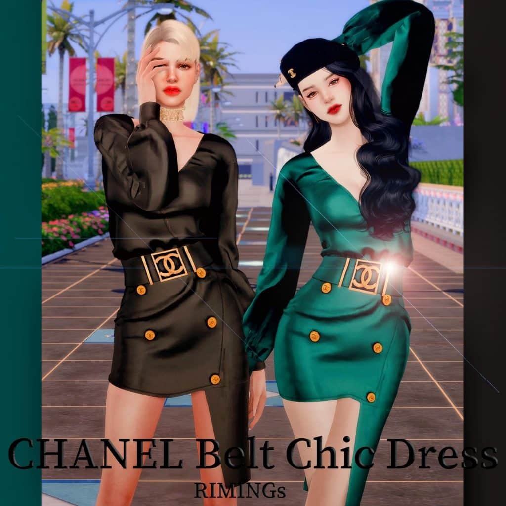 [RIMINGs] CHANEL Belt Chic Dress