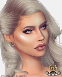 GUCCI : Crystal Double G Earrings | MELLOUWSIM