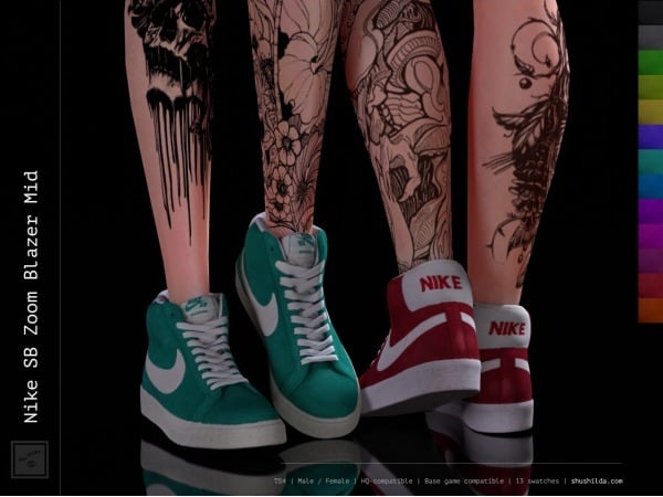 BlazeRunway TS4 (Nike SB Zoom Blazer Mid, Female Sportswear & Shoes, AlphaCC, LotsCommunity)