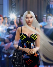 Louis Vuitton Latex Dress