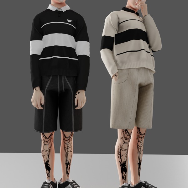 AlphaSport - Nike Ensemble (Male Outfits, Shorts, Tops, Sportswear, Accessories, Watches)