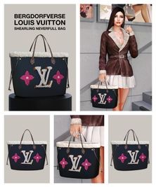 Louis Vuitton Shearling Neverfull Bag