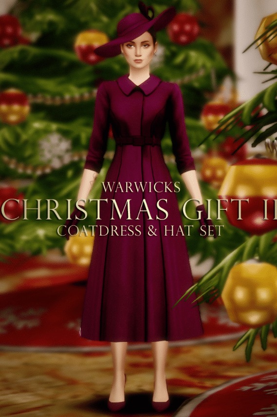 Dior Coat Dress and Hat Set for Female [MM]