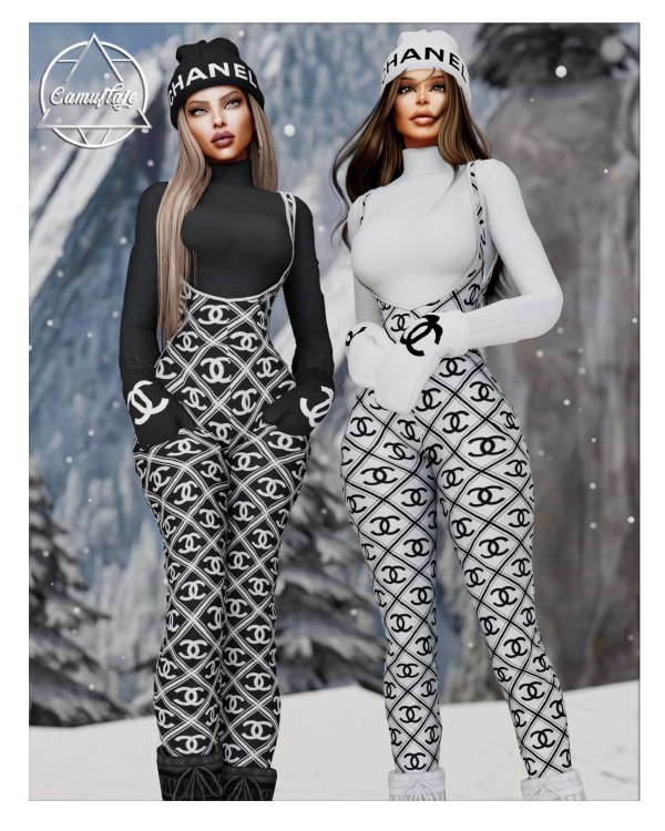 chanel ski collection (female) - jumpsuit by camuflaje