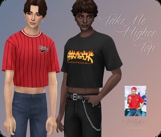 Branded and Stylish Crop Top for Male (Stripes / Gucci / Baseball Style) [MM]